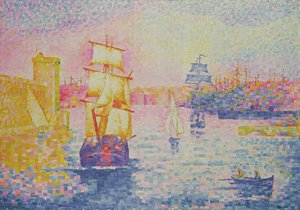 El puerto de Marsella, c.1909 de Henri Edmond Cross